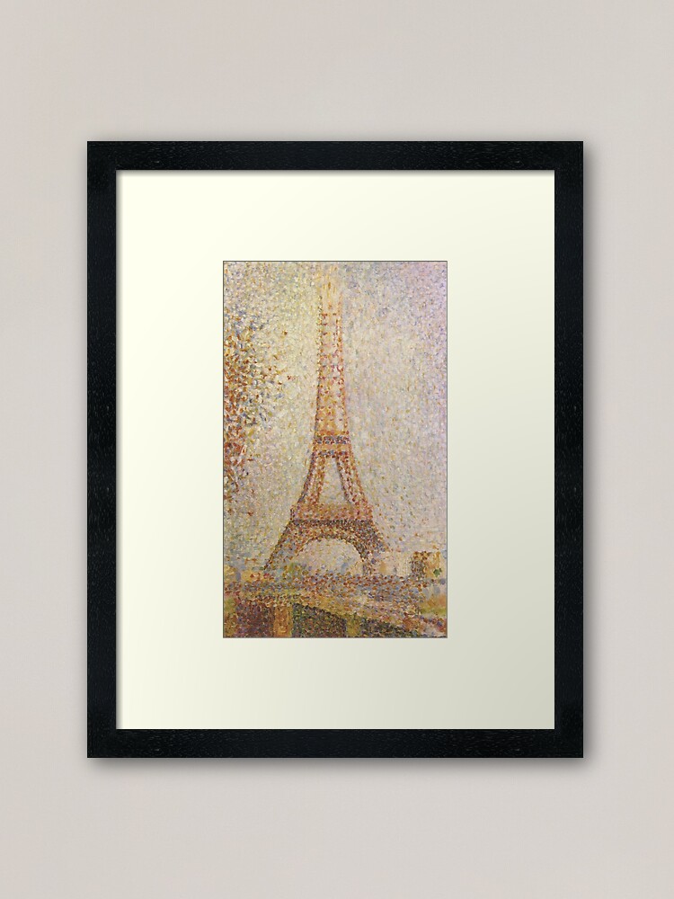 Georges Seurat The Eiffel Tower 1889 Vintage Print