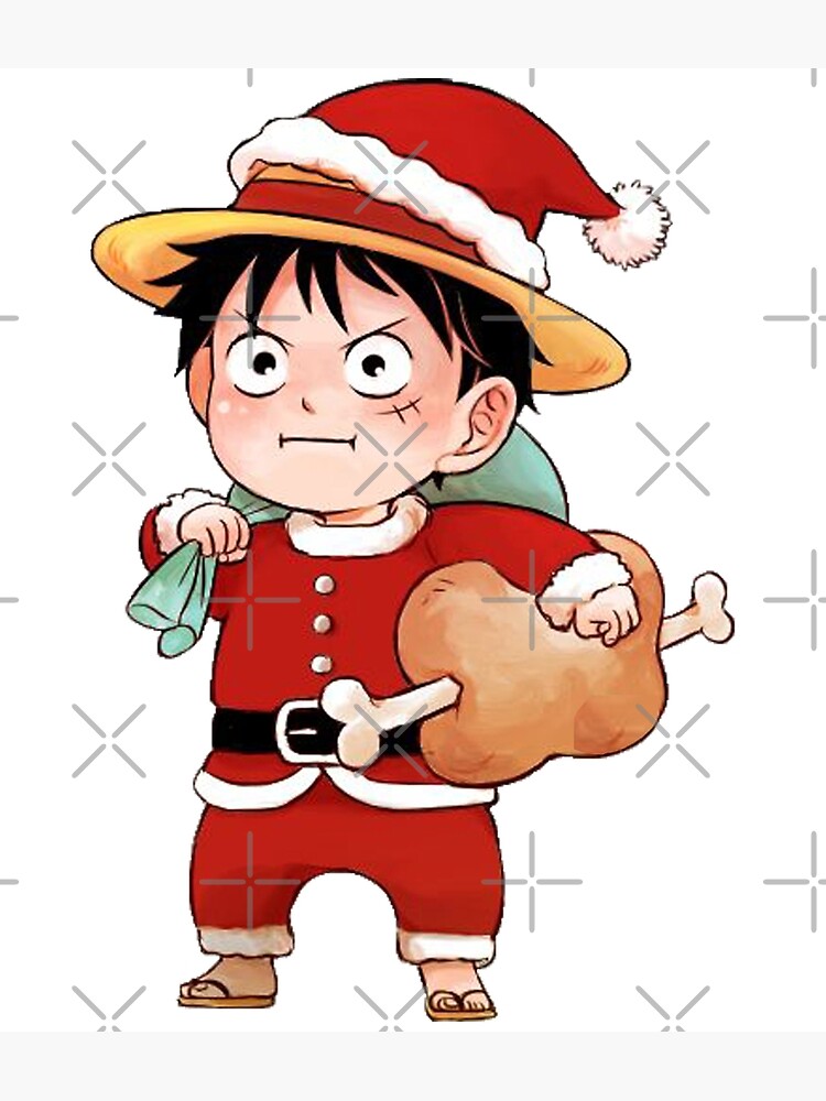 Merry Christmas From Monkey D. Luffy One Piece , Monkey D. Luffy One Piece  | Poster