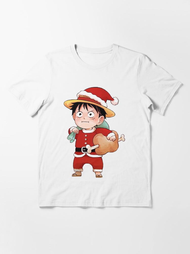 Luffy Cute Face Anime Christmas One Piece Shirt