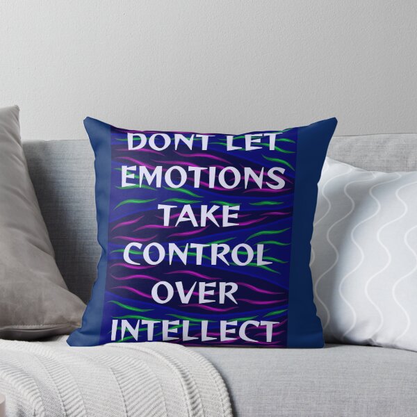 Item preview, Radical Feminist Humanist Quote - Don't Let Your Emotions Take Over Your Intellect designed and sold by LethalPixieDust.