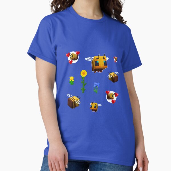 Item preview, Minecraft Bee Stickerpack  designed and sold by BernieGrant.