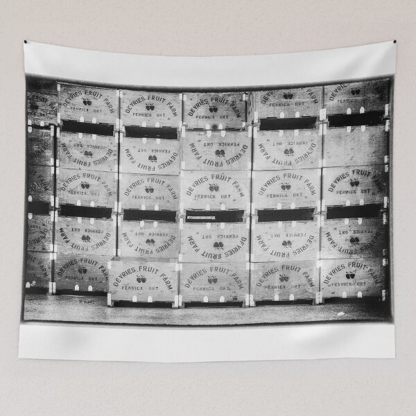 Item preview, Stacked Apple Crates BnW designed and sold by Robert Alsop.