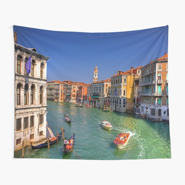 Light Traffic on the Grand Canal Tapestry