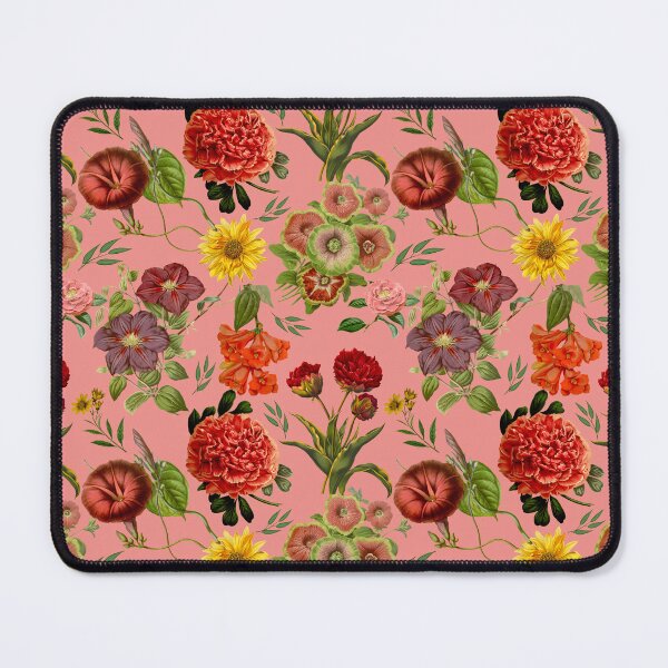 Artikelvorschau, Vintage Blumen und Rosen exotischen Sommergarten, botanische Muster, florale Illustration, Vintage rosa Vintage Blumen entworfen und verkauft von ZeinabTaha.
