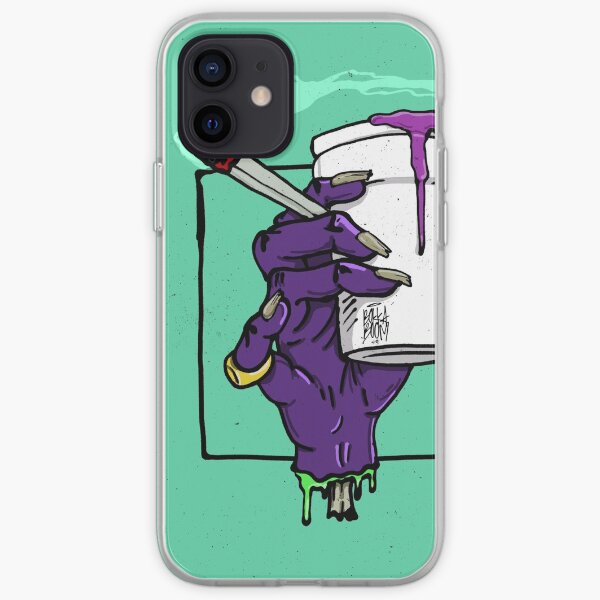 Purple Monster iPhone Soft Case