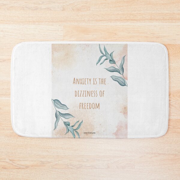Item preview, Anxiety is the dizziness of freedom. Soren Kierkegaard designed and sold by LifeWisdom.