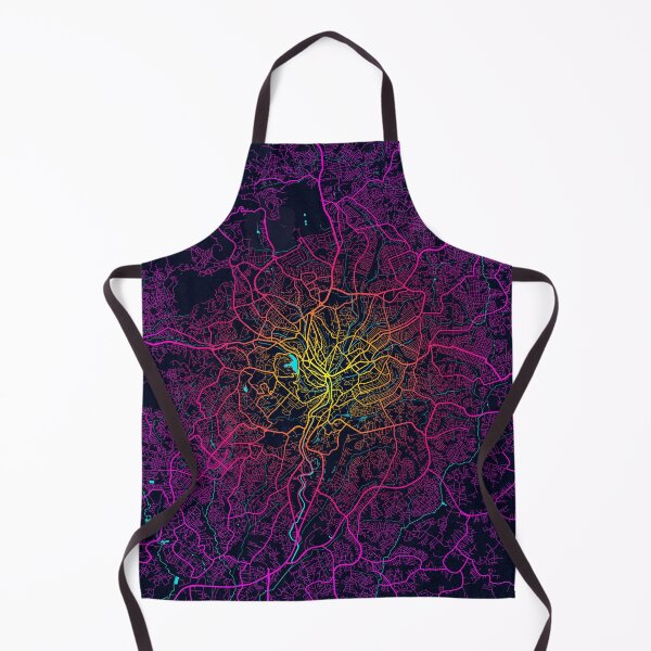 Item preview, Yaounde City Map of Cameroon - Neon designed and sold by deMAP.