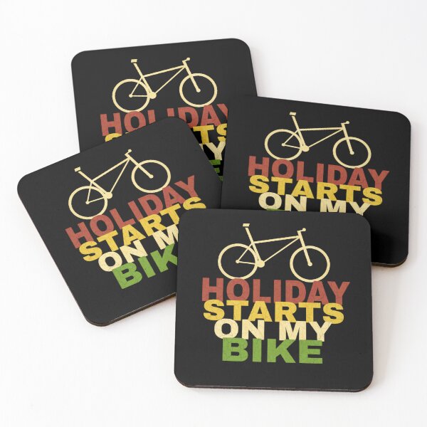 Item preview, Holiday begins on the bike | bike | gift designed and sold by Smoking_Animals .