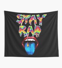 Tela decorativa Stay Rad rainbow goteo