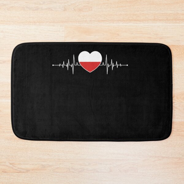 Item preview, Poland Heartbeat Polish Flag Pole Polska designed and sold by Lenny Stahl.