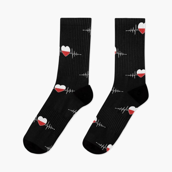 Item preview, Poland Heartbeat Polish Flag Pole Polska designed and sold by Lenny Stahl.