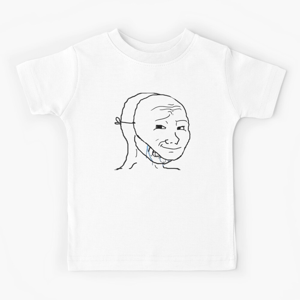 Thinking meme Kids T-Shirt by Juanscorner