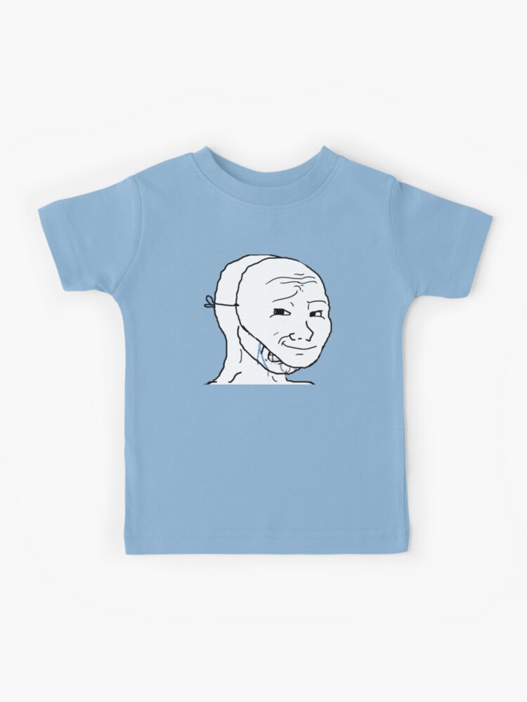 Thinking meme Kids T-Shirt by Juanscorner