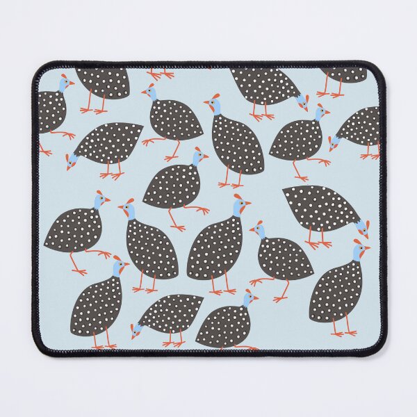 Item preview, Guinea Hens on Blue designed and sold by squirrell.