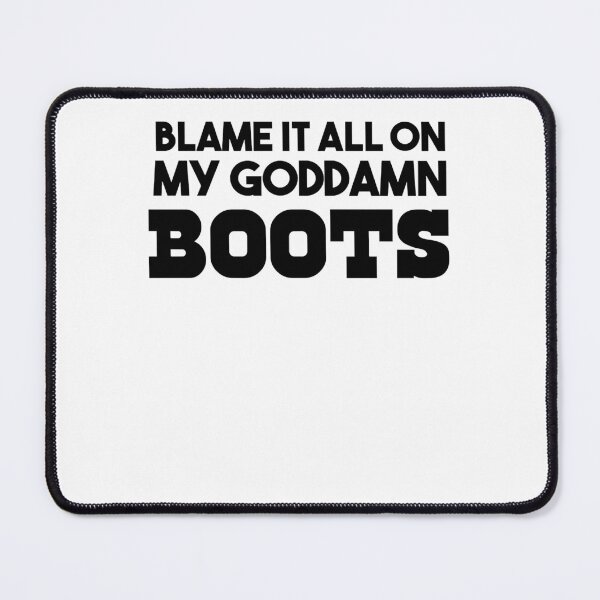 Item preview, Vintage Fanclub Blame Goddamn Boots Fall In Love Best Women Men designed and sold by RyderBignoldArt.