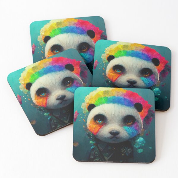 Item preview, A Rainbow Panda designed and sold by Ska-futonto.