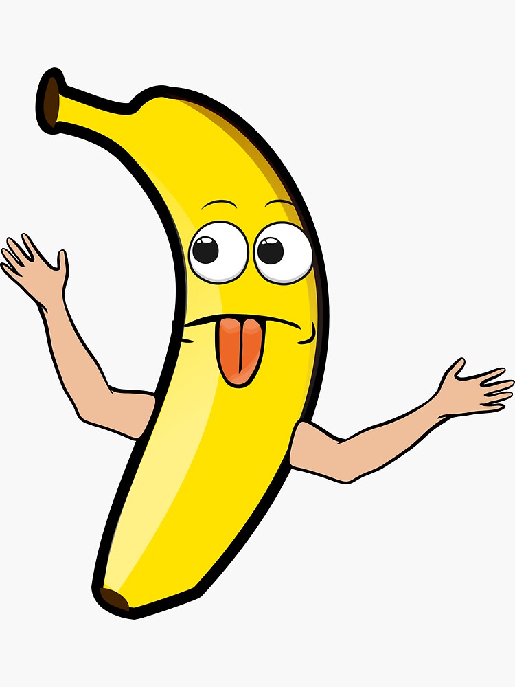 "banana eats" Sticker for Sale by ONLYSPECIALONES Redbubble