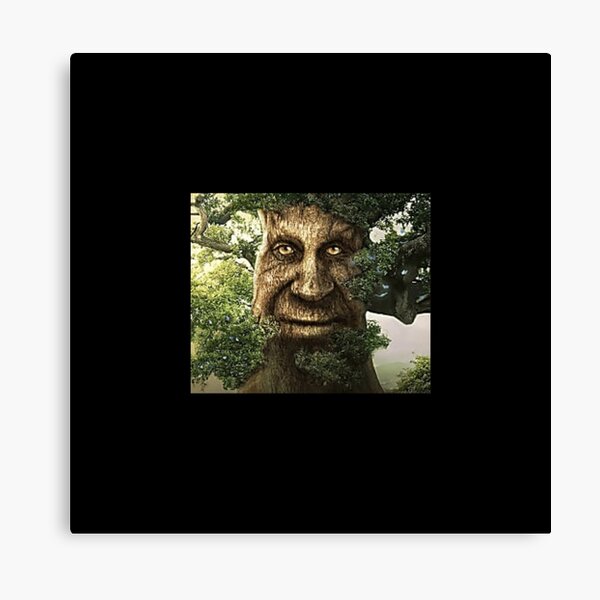 Wise Mystical Elucidative Tree Original Art Canvas Print Canvas, Poster