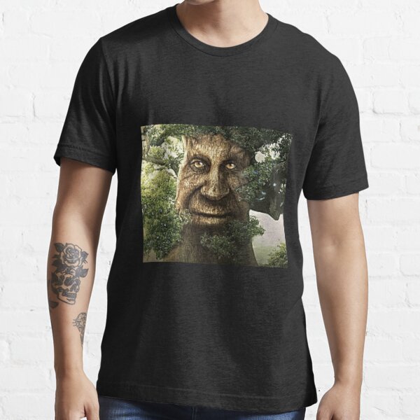 Wise Mystical Tree Face Old Oak Tree Funny Meme Best T-Shirt