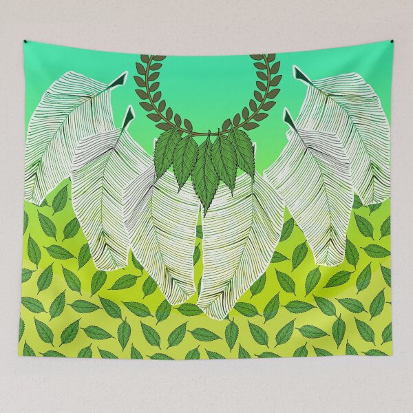 Item preview, Abundance of Leaves Radial Leaf Design designed and sold by ShoaffBallanger.