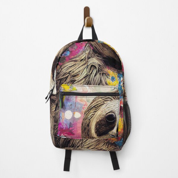 Item preview, Sloth portrait colorful designed and sold by keyd-studio.