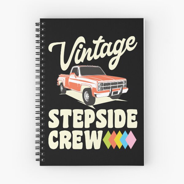 Item preview, Vintage Step Side Pickup Truck Stepside Crew Short Bed Trucks designed and sold by CharJens.