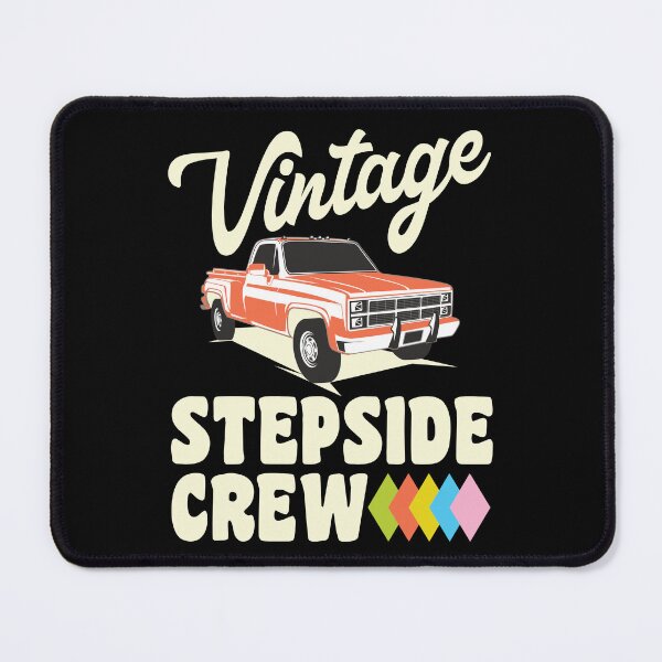 Item preview, Vintage Step Side Pickup Truck Stepside Crew Short Bed Trucks designed and sold by CharJens.