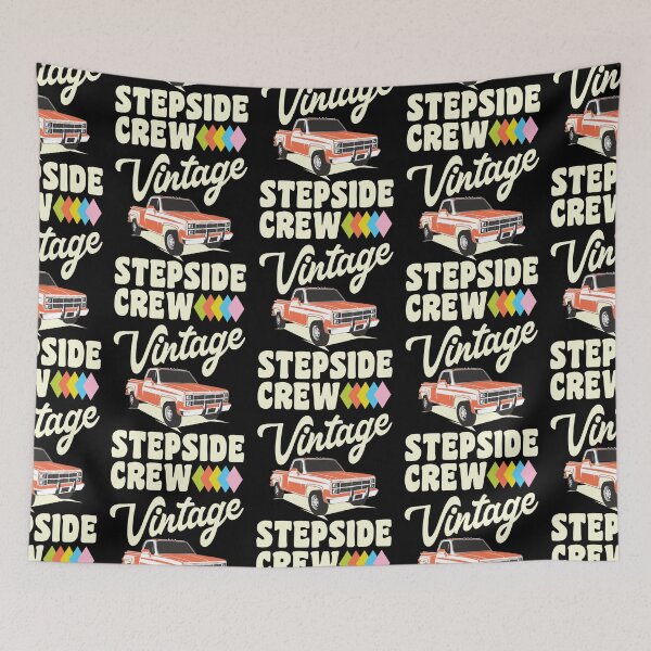 Item preview, Vintage Step Side Pickup Truck Stepside Crew Short Bed Trucks designed and sold by CharJens.