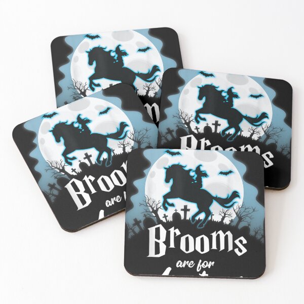 Item preview, Brooms Are For Amateurs Halloween Horse Lovers designed and sold by DennlerOrlantha.
