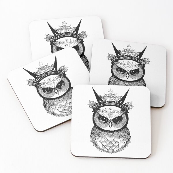 Artikelvorschau, Owl With Crown entworfen und verkauft von Magicmindart.