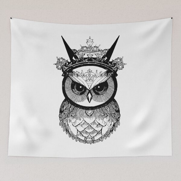 Artikelvorschau, Owl With Crown entworfen und verkauft von Magicmindart.
