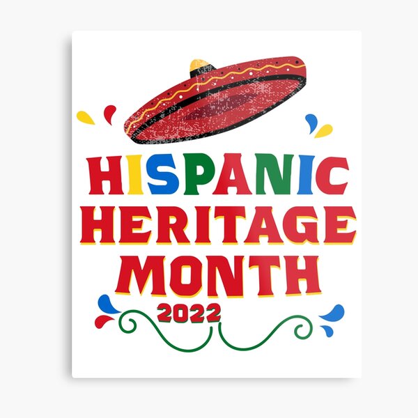National Hispanic Heritage Month Flags All Countries Metal Print