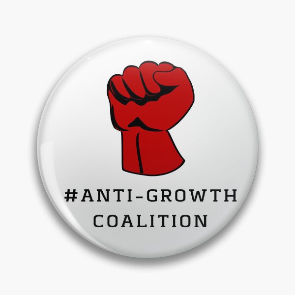 Item preview, Anti Growth Coalition Socialist Fist designed and sold by Hampshire Historica.