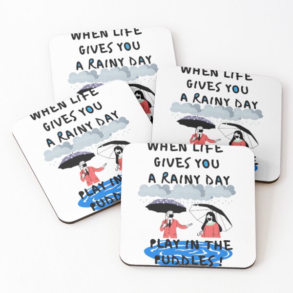 Item preview, WHEN LIFE   GIVES YOU  A RAINY DAY     PLAY IN THE PUDDLES ! designed and sold by Casa Barata.