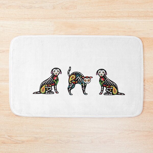 Item preview, Skeleton Dog. Skeleton Cat.Creepy Dog. Spooky Dog. Scary Dog. designed and sold by Doggymadness.