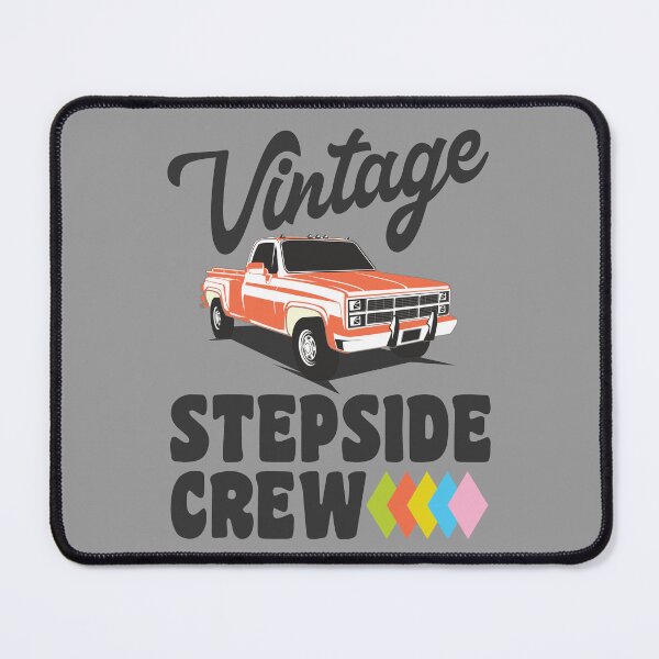 Item preview, Vintage Step Side Pickup Truck Stepside Crew Short Bed Trucks designed and sold by CharJens.