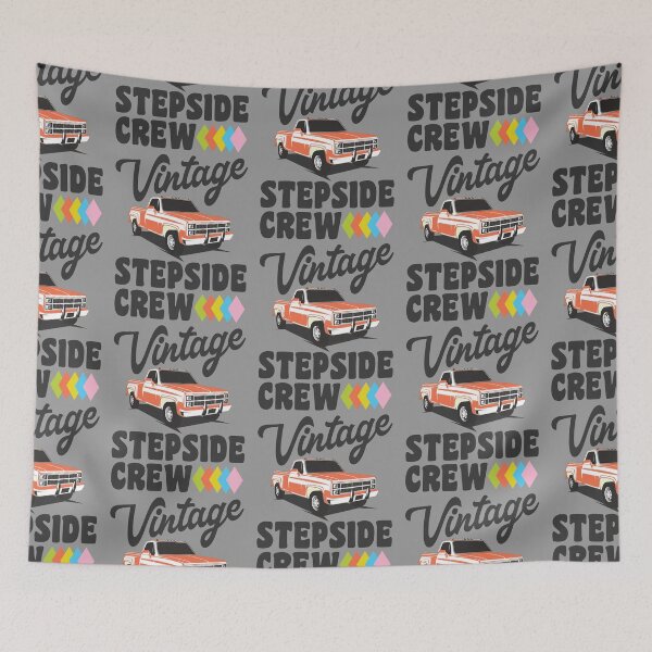 Item preview, Vintage Step Side Pickup Truck Stepside Crew Short Bed Trucks designed and sold by CharJens.