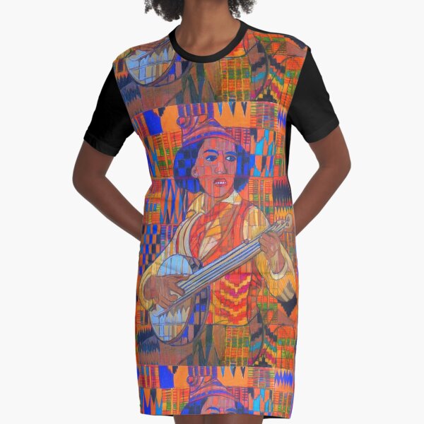 Banjo: Five Strings Graphic T-Shirt Dress