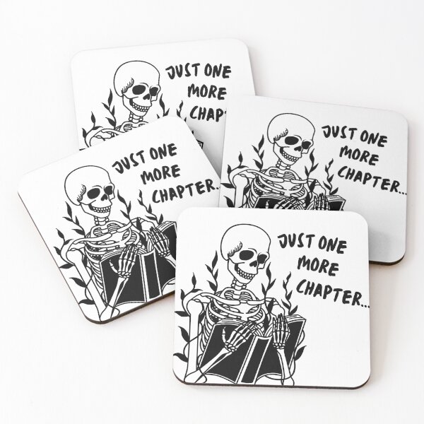 Item preview, Just one more chapter skeleton designed and sold by fruitpetunia.