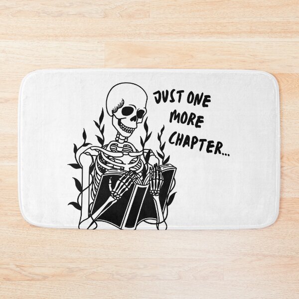 Item preview, Just one more chapter skeleton designed and sold by fruitpetunia.