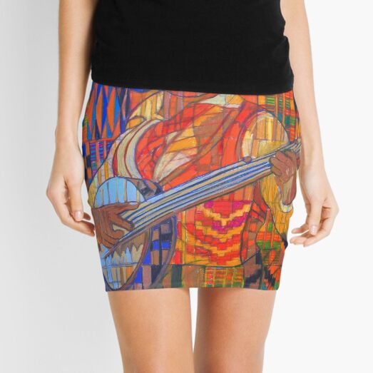 Banjo: Five Strings Mini Skirt