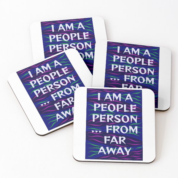 Item preview, Radical Feminist Humanist Quote - I Am A People Person From Far Away designed and sold by LethalPixieDust.