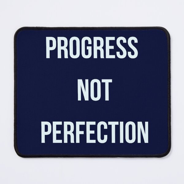 Item preview, Progress not Perfection designed and sold by Inspirationmotivation.