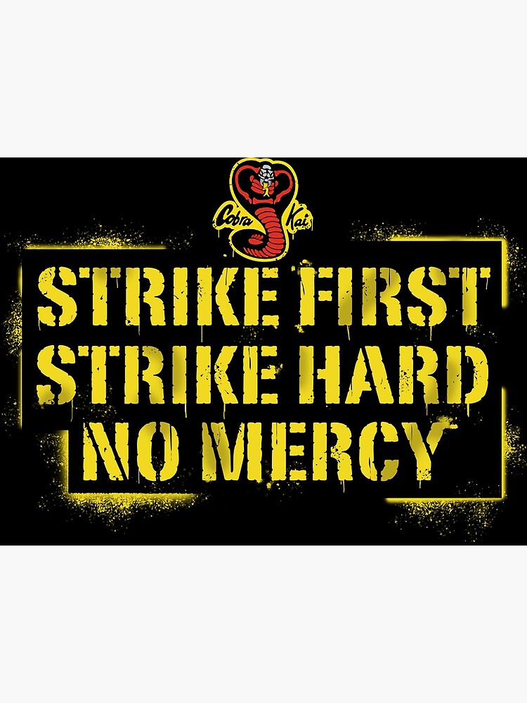 Cobra Kai No Mercy Neon Long Sleeve, Official Cobra Kai Merch