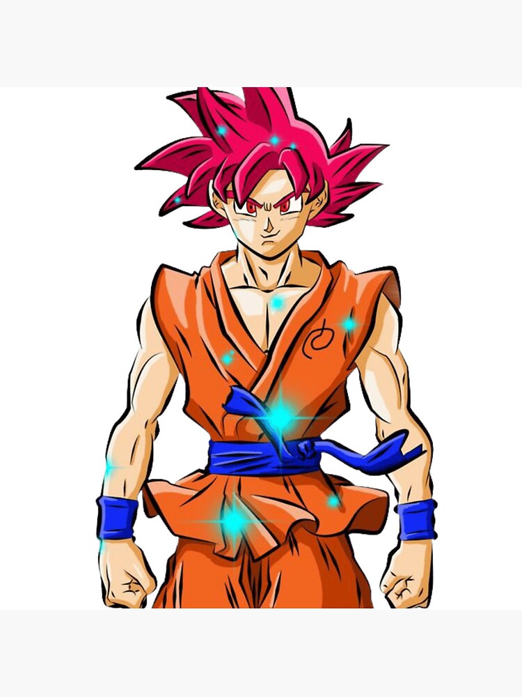 Super Saiyan Blue Goku Greeting Card by Creationistlife