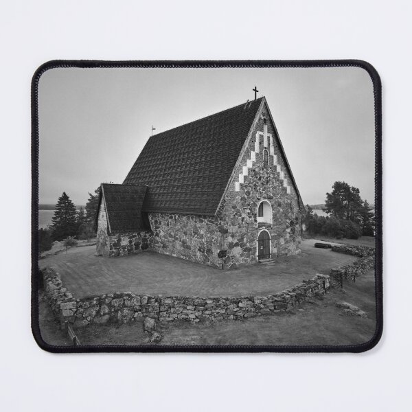 Item preview, The Church of St Olav by the Rautavesi bw designed and sold by Jouko Lehto Photography.