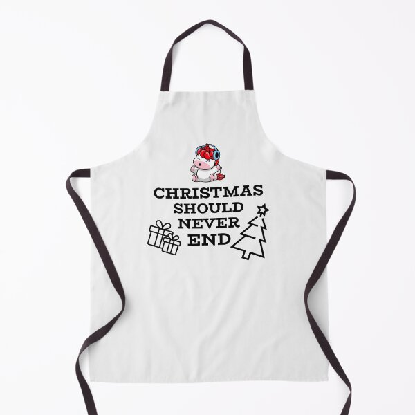 Item preview, Christmas should never end- cute dino listening to music over Christmas tree-black text designed and sold by josephsteez.