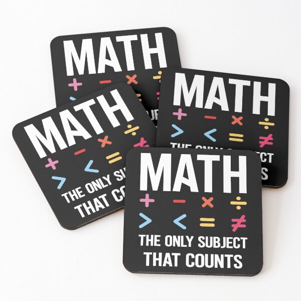 Item preview, Math the Only Subject That Counts Awesome Design for Math Lovers designed and sold by CLUTCHINER.