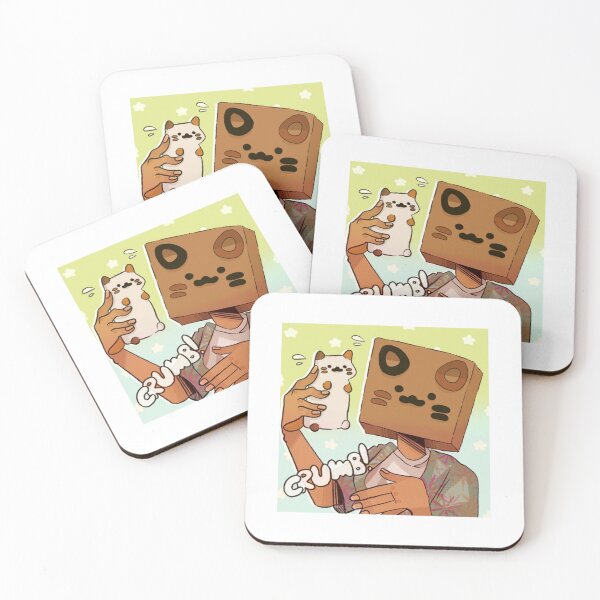 Item preview, Crumb Cuptoast funny cute design stickers  designed and sold by Emily-Yace.