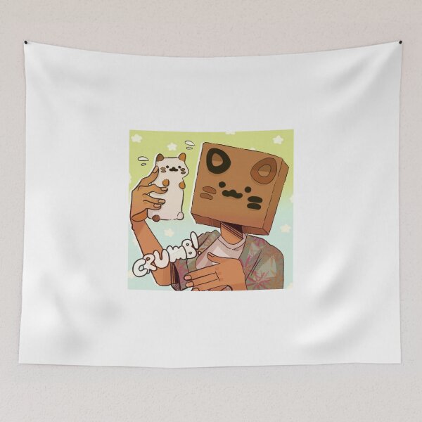 Item preview, Crumb Cuptoast funny cute design stickers  designed and sold by Emily-Yace.
